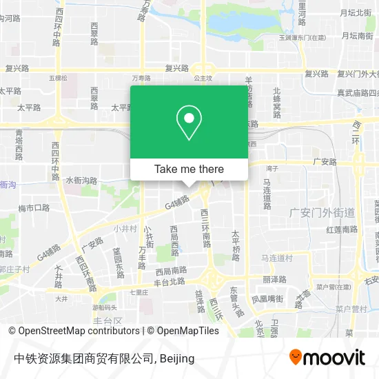 中铁资源集团商贸有限公司 map