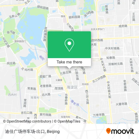 迪佳广场停车场-出口 map