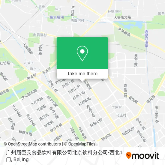 广州屈臣氏食品饮料有限公司北京饮料分公司-西北1门 map