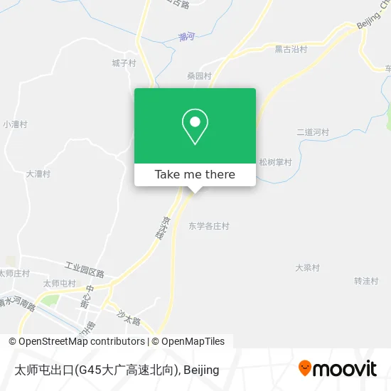 太师屯出口(G45大广高速北向) map