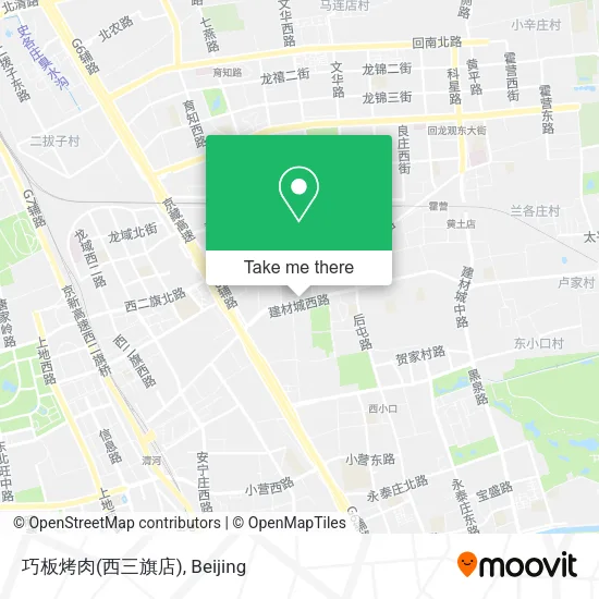 巧板烤肉(西三旗店) map