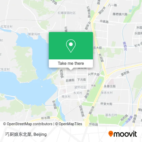 巧厨娘东北菜 map