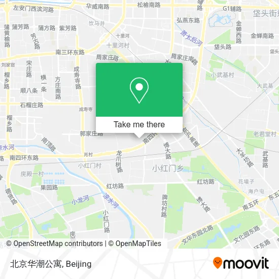 北京华潮公寓 map