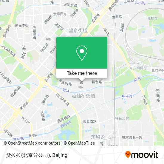 货拉拉(北京分公司) map