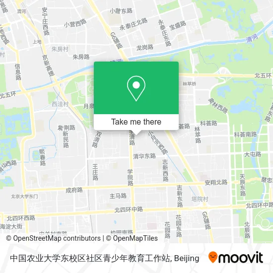 中国农业大学东校区社区青少年教育工作站 map