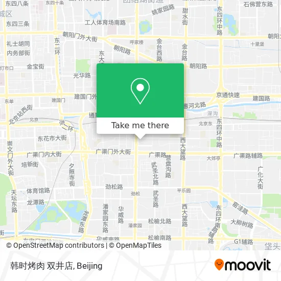 韩时烤肉 双井店 map