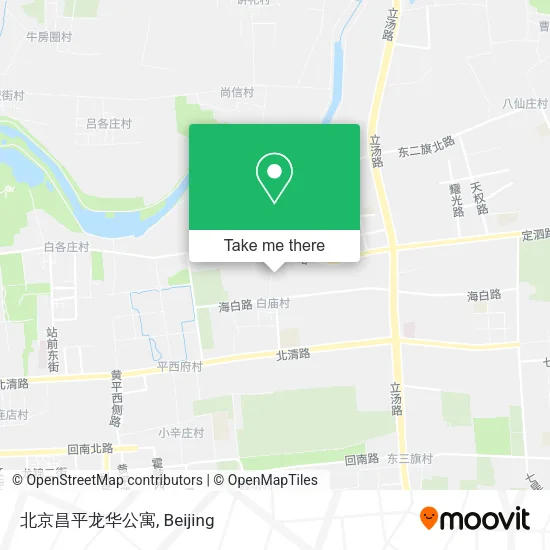 北京昌平龙华公寓 map