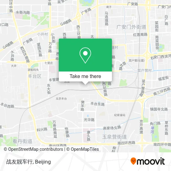 战友靓车行 map