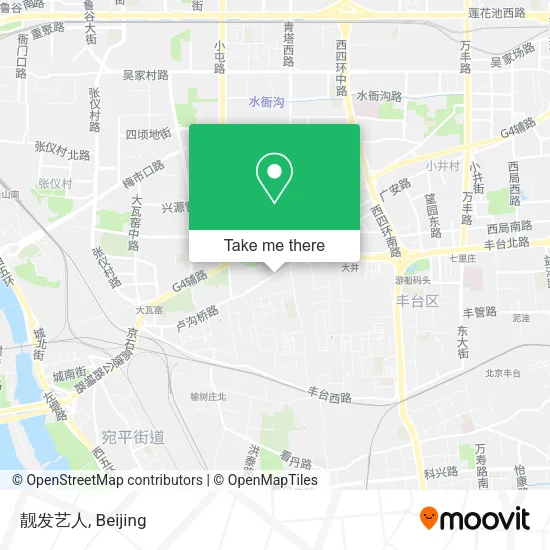 靓发艺人 map