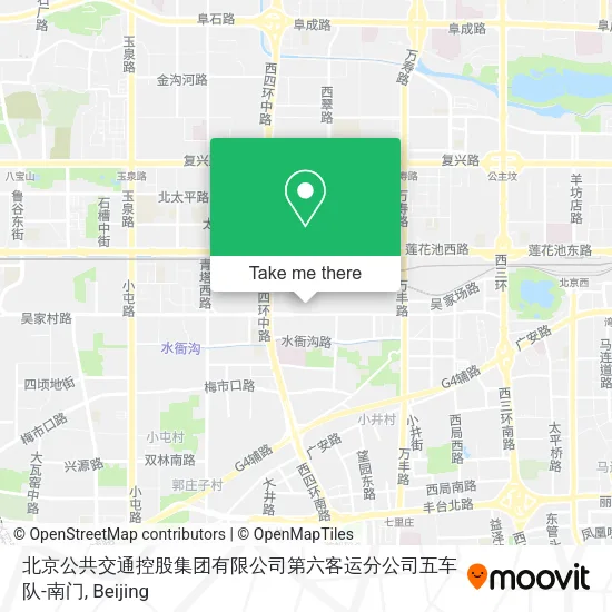 北京公共交通控股集团有限公司第六客运分公司五车队-南门 map