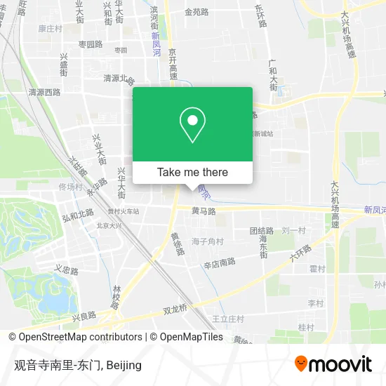 观音寺南里-东门 map