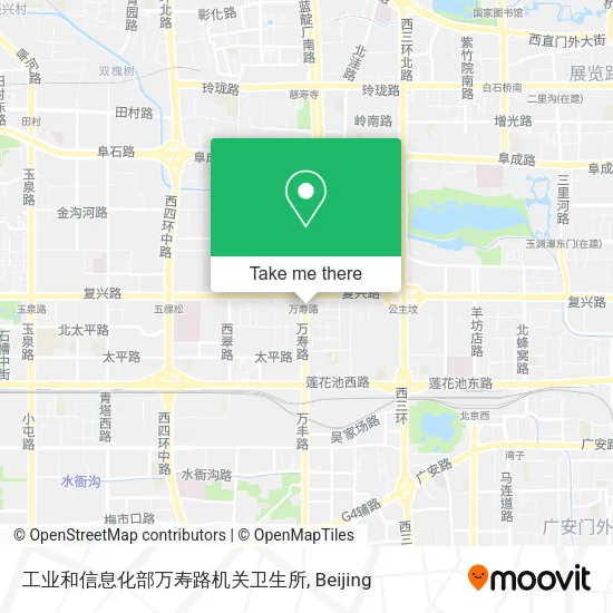 工业和信息化部万寿路机关卫生所 map