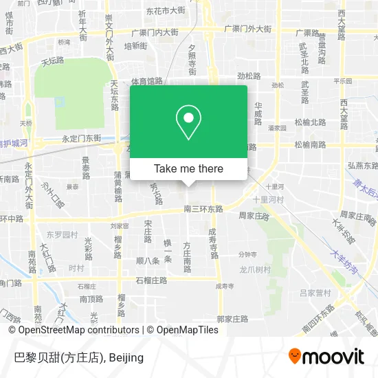 巴黎贝甜(方庄店) map