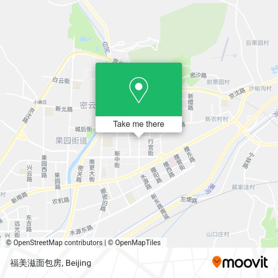 福美滋面包房 map