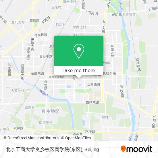 北京工商大学良乡校区商学院(东区) map