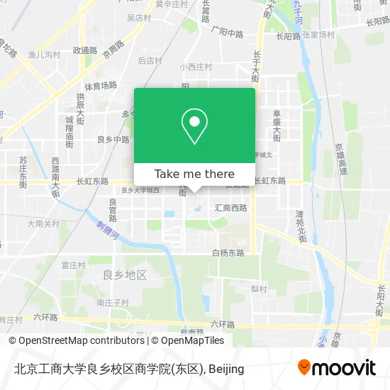 北京工商大学良乡校区商学院(东区) map