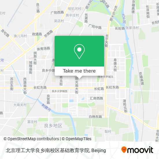 北京理工大学良乡南校区基础教育学院 map
