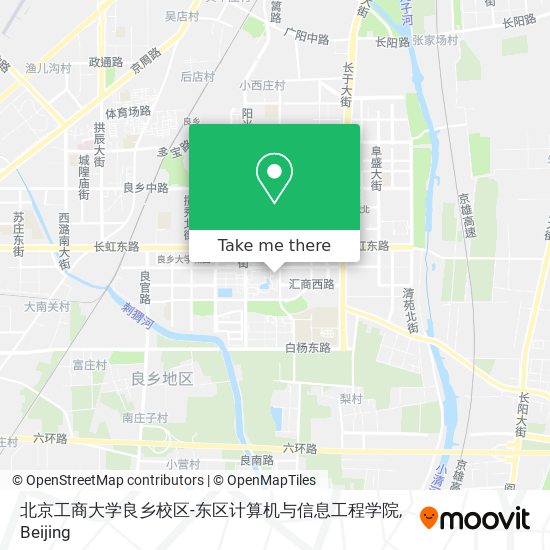 北京工商大学良乡校区-东区计算机与信息工程学院 map