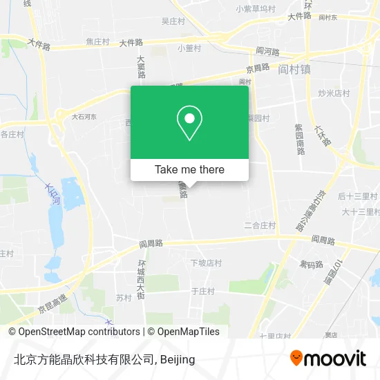 北京方能晶欣科技有限公司 map