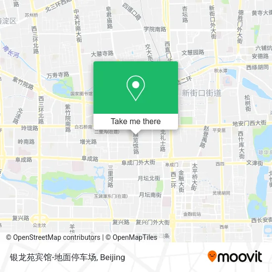 银龙苑宾馆-地面停车场 map