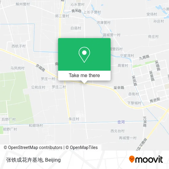 张铁成花卉基地 map