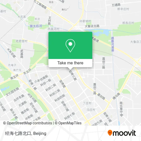 经海七路北口 map