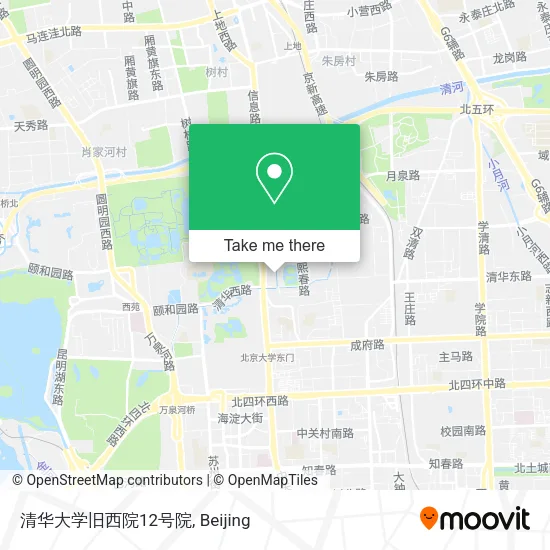 清华大学旧西院12号院 map