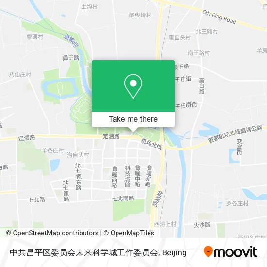 中共昌平区委员会未来科学城工作委员会 map