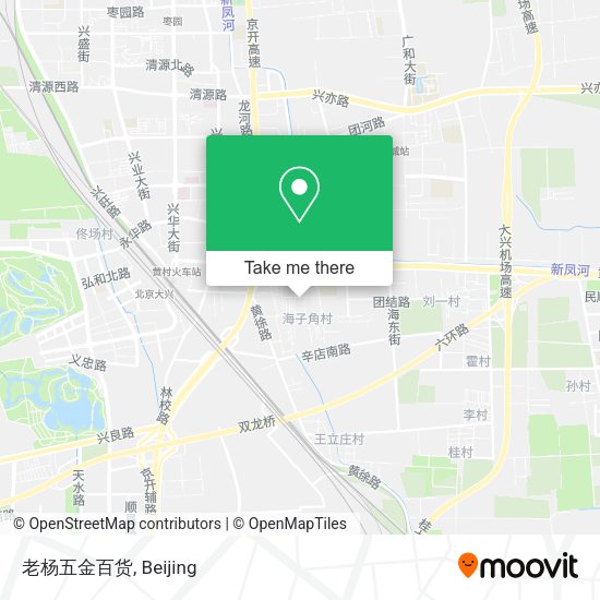老杨五金百货 map