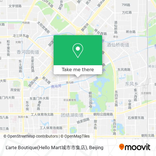 L'arte Boutique(Hello Mart城市市集店) map