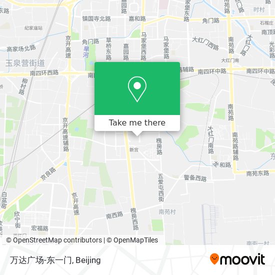 万达广场-东一门 map