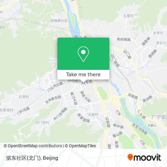 据东社区(北门) map