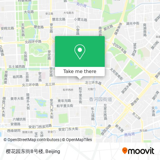 樱花园东街8号楼 map