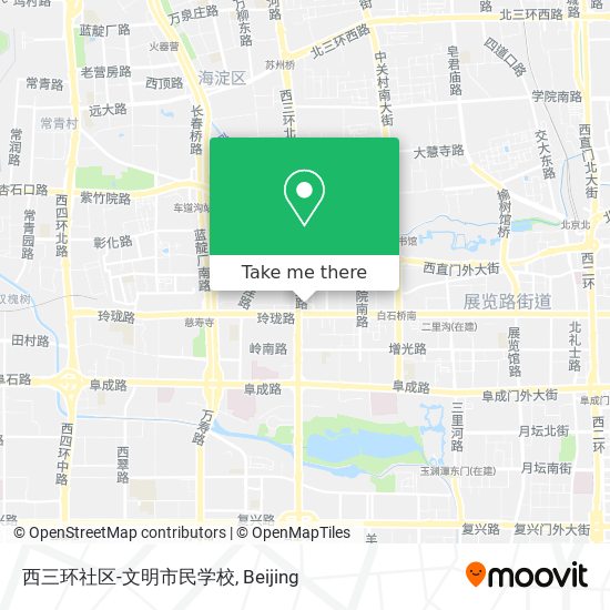 西三环社区-文明市民学校 map