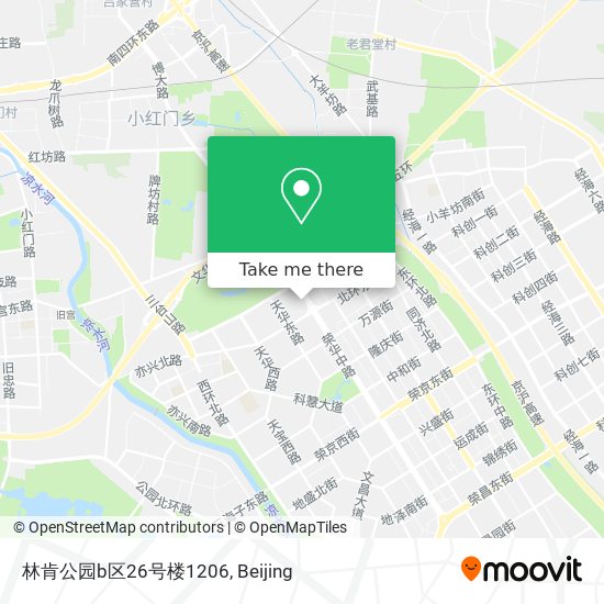 林肯公园b区26号楼1206 map