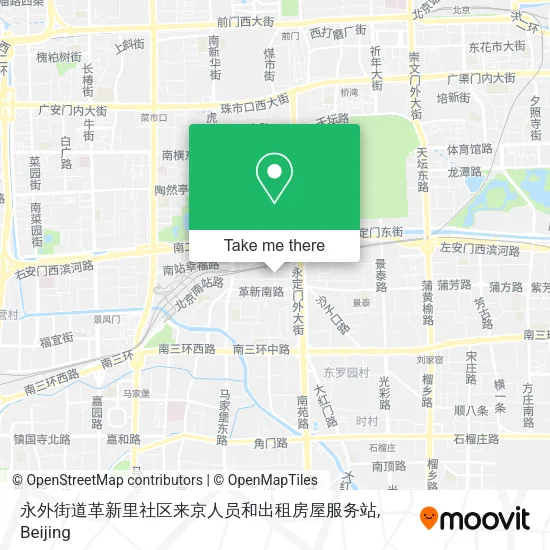 永外街道革新里社区来京人员和出租房屋服务站 map