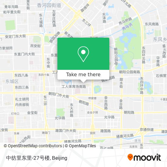 中纺里东里-27号楼 map