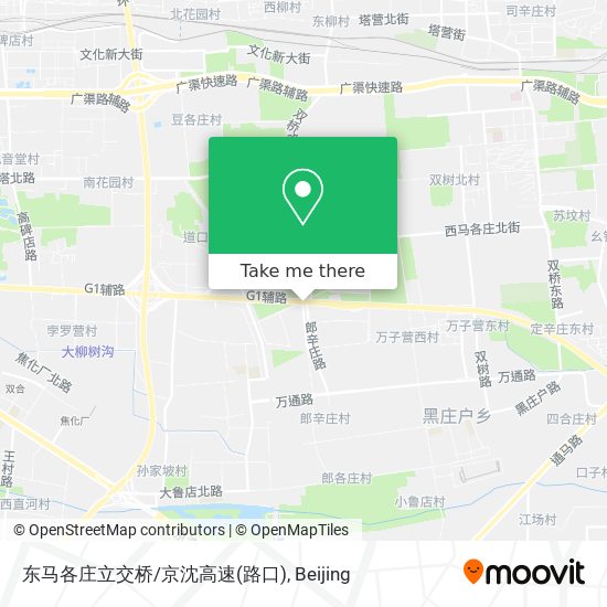 东马各庄立交桥/京沈高速(路口) map