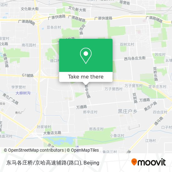 东马各庄桥/京哈高速辅路(路口) map