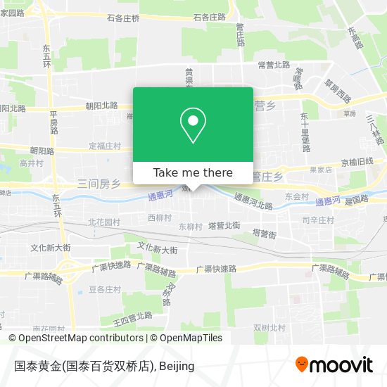国泰黄金(国泰百货双桥店) map