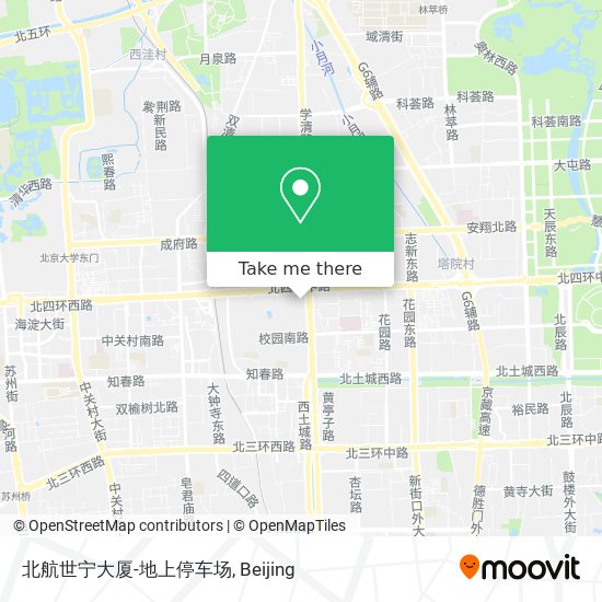 北航世宁大厦-地上停车场 map