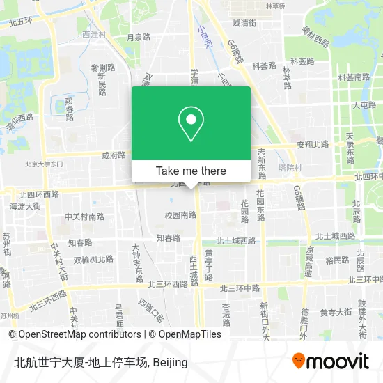 北航世宁大厦-地上停车场 map