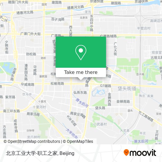北京工业大学-职工之家 map