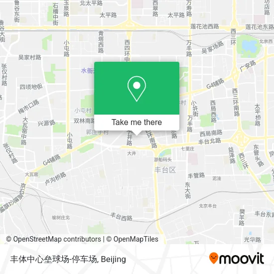 丰体中心垒球场-停车场 map