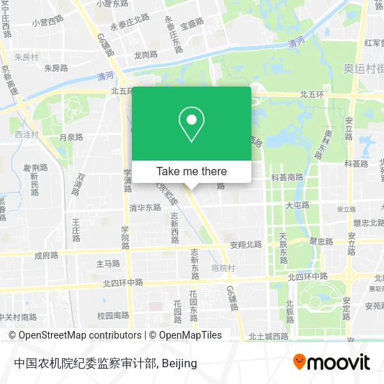 中国农机院纪委监察审计部 map