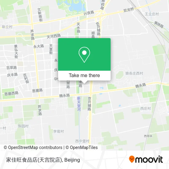 家佳旺食品店(天宫院店) map