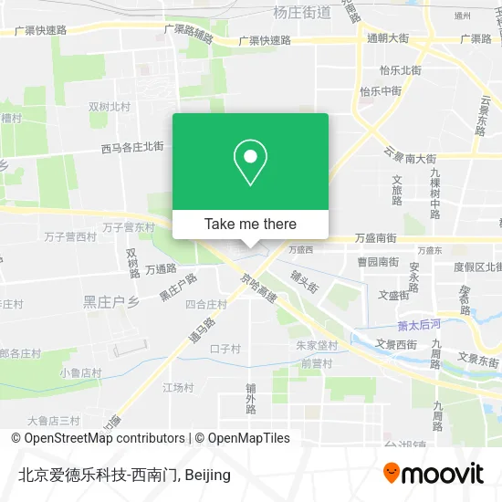 北京爱德乐科技-西南门 map