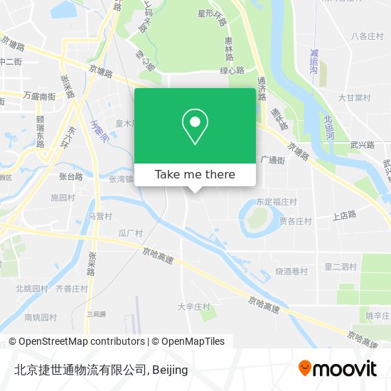 北京捷世通物流有限公司 map