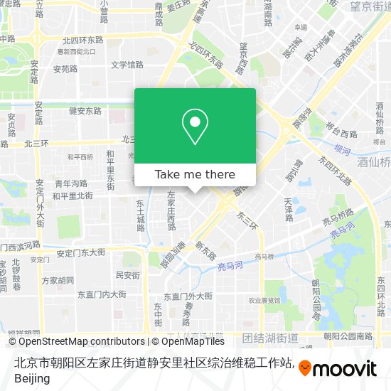 北京市朝阳区左家庄街道静安里社区综治维稳工作站 map
