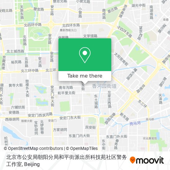 北京市公安局朝阳分局和平街派出所科技苑社区警务工作室 map